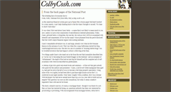 Desktop Screenshot of colbycosh.com