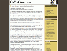 Tablet Screenshot of colbycosh.com